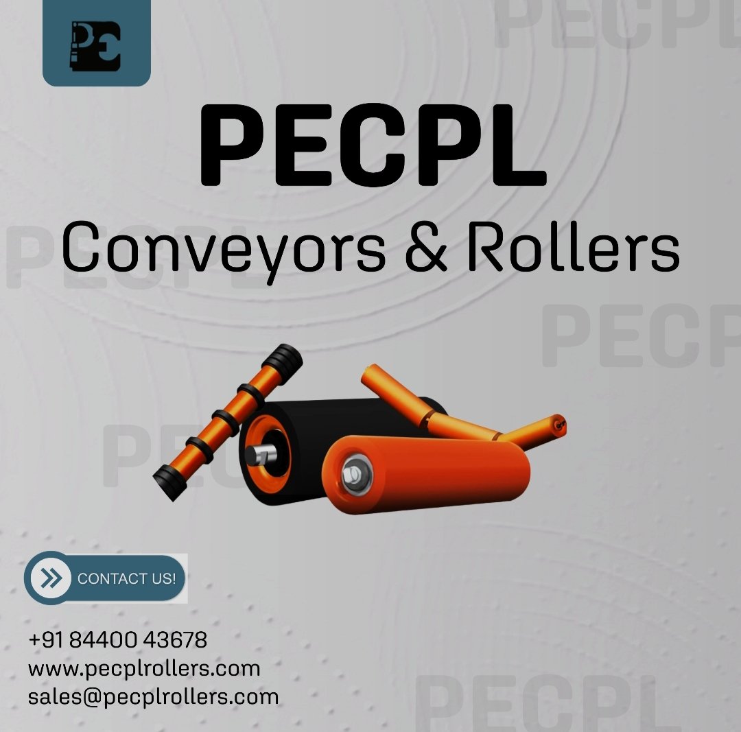 pecpl_conveyors's tweet image. PECPL: Your reliable partner for high-quality Conveyors &amp;amp; Rollers. Keeping your material handling systems running smoothly and efficiently. Contact us today to upgrade your operations!

#ConveyorRollers #Conveyors #Rollers #MaterialHandling #BulkMaterialHandling #Manufacturing