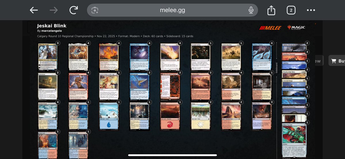 marcelangelo's tweet image. Stock Jeskai for tomorrows #RCCalgary