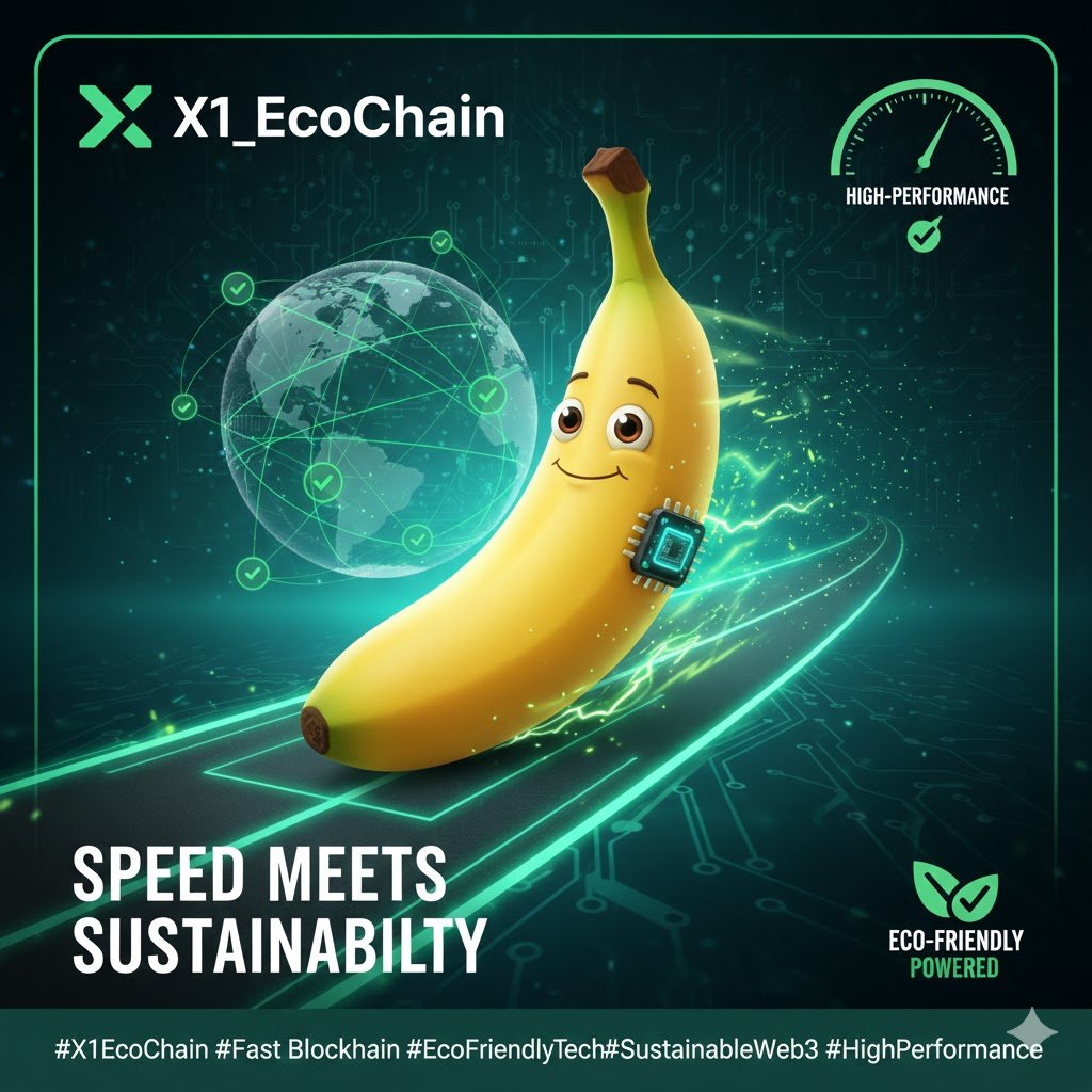 blackguy006's tweet image. Speed meets sustainability! 
@X1_EcoChain delivers blazing-fast transactions with a near-zero carbon footprint.
No more trade-offs between performance and planetary health. 
Experience the #Web4 designed for efficiency, scale, and a greener future.

#X1EcoChain #FastBlockchain