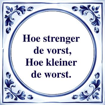 Het leven is hard, behalve in de winter...