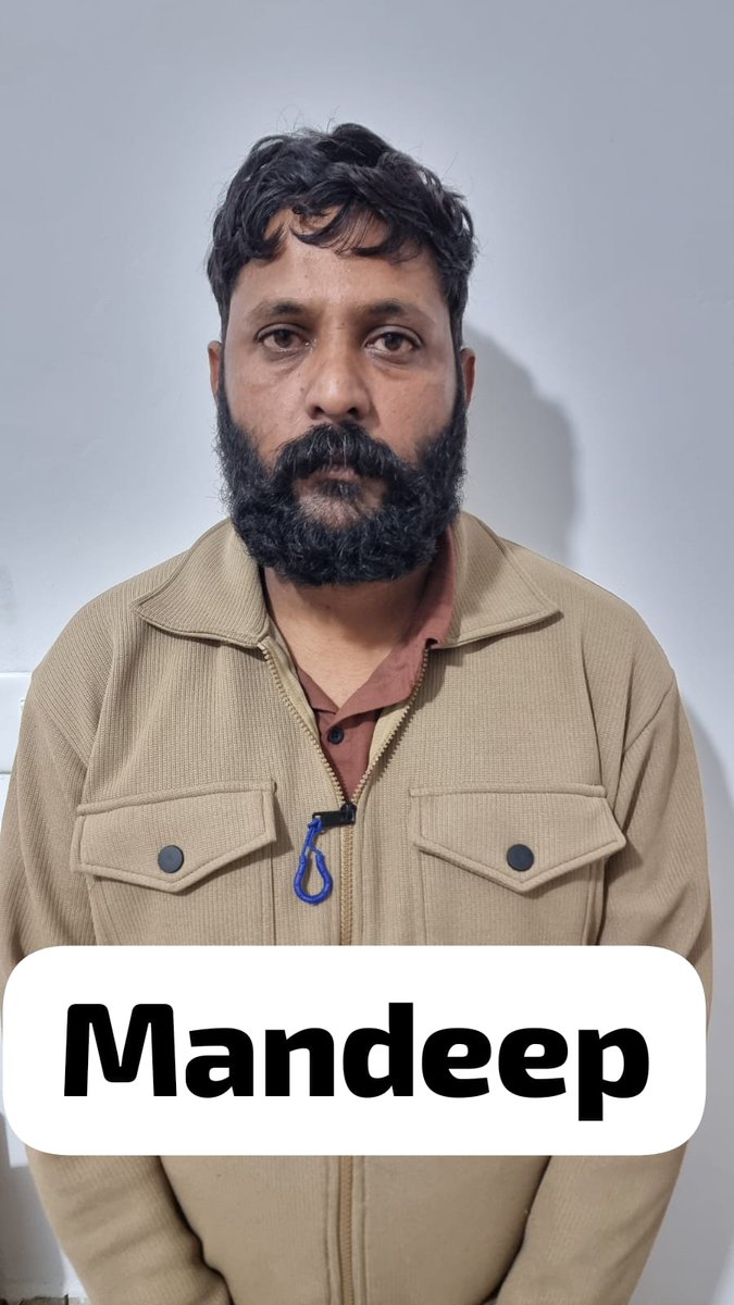 ANI's tweet image. Delhi | Delhi Crime Branch arrested four accused in an international arms smuggling ring linked to the Pakistani ISI: Ajay, Mandeep, Dalvinder and Rohan. This gang was supplying high-end pistols made in Turkey and China to India via Pakistan. The weapons were dropped in Punjab…