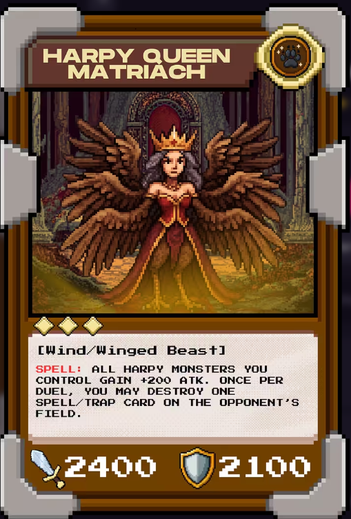 Thanks for event in Discord, get one legendary NFT
<a href="/DuelsDotFun/">duels.fun</a>
