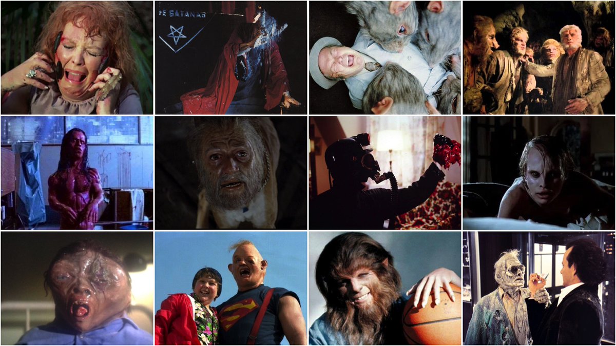 Dylan_Dog_0001's tweet image. 11月28日は伝説の特殊メイク師トム・バーマンの誕生日（1940）！！
68年『猿の惑星』で映画初参加し以降続々と話題作で辣腕を発揮！75年『魔鬼雨』の人間溶解や77年『ドクター・モローの島』の獣人達に82年『キャット・ピープル』の人豹変身等、多彩な特殊メイクを数多担当！！
#トム・バーマン生誕祭