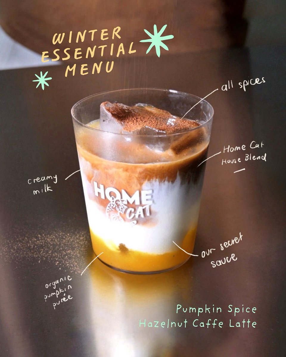 HomeCatCoffee1's tweet photo. หนาวจริงๆละนะ #PumpkinSpice #winter https://t.co/H9Lv3cVNAE
