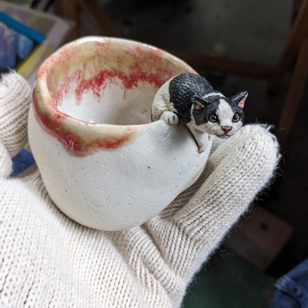 Post by きたむら工房 on X: ネコカップ