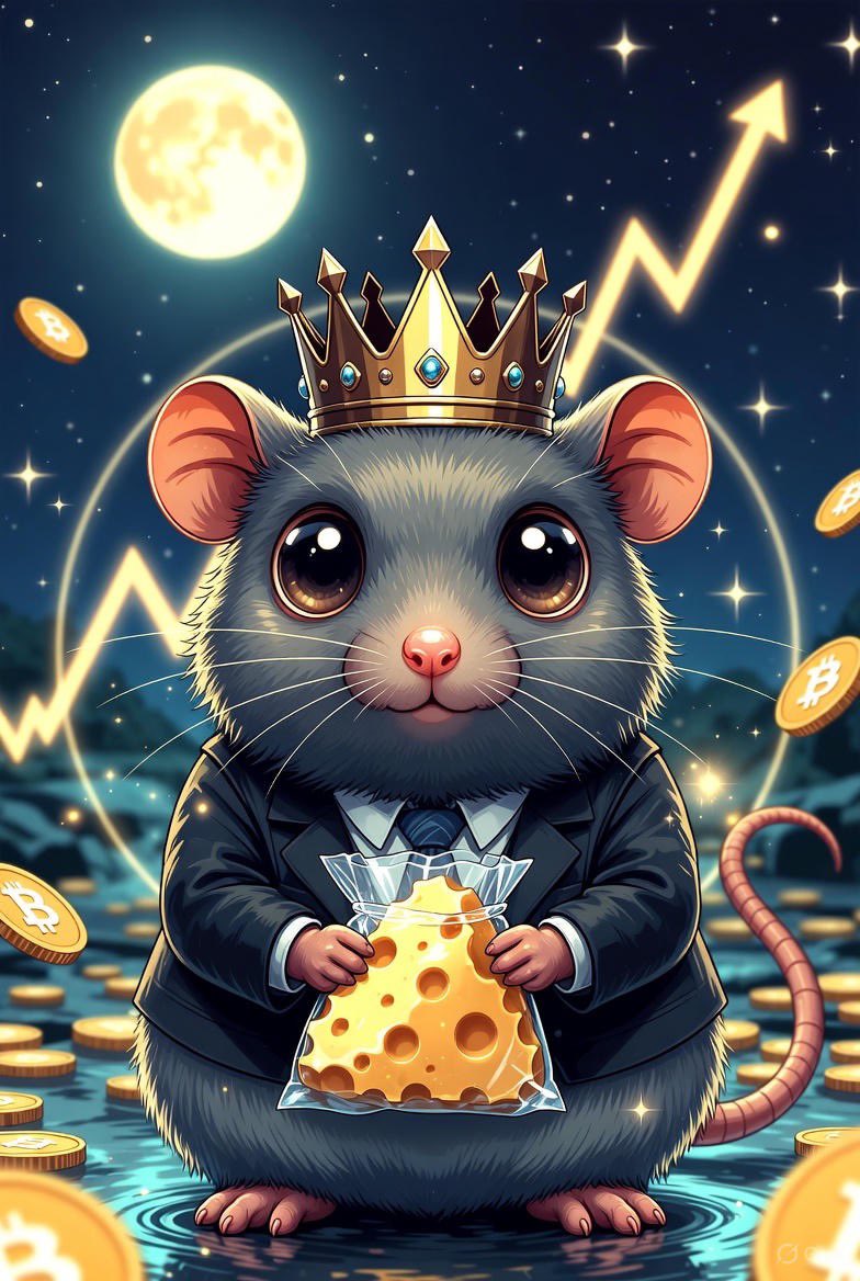 $MOONRAT – 
“From the sewer drain to the lunar plain” 🐀🌙

Will be launched on <a href="/solana/">Solana</a> 🔜