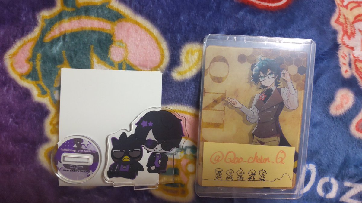 Qoo_chan_Q's tweet photo. ドズル社はぴだんぶい交換

譲→アクリルぷちスタンド🍆

求→アクリルぷちスタンド🍌

━━━━━━━━━━━━━━━
譲→特典☃️

求→特典��

よろしくお願いいたします。
当方必ずクリックポストからの発送になります。 https://t.co/a6dOK2PYic