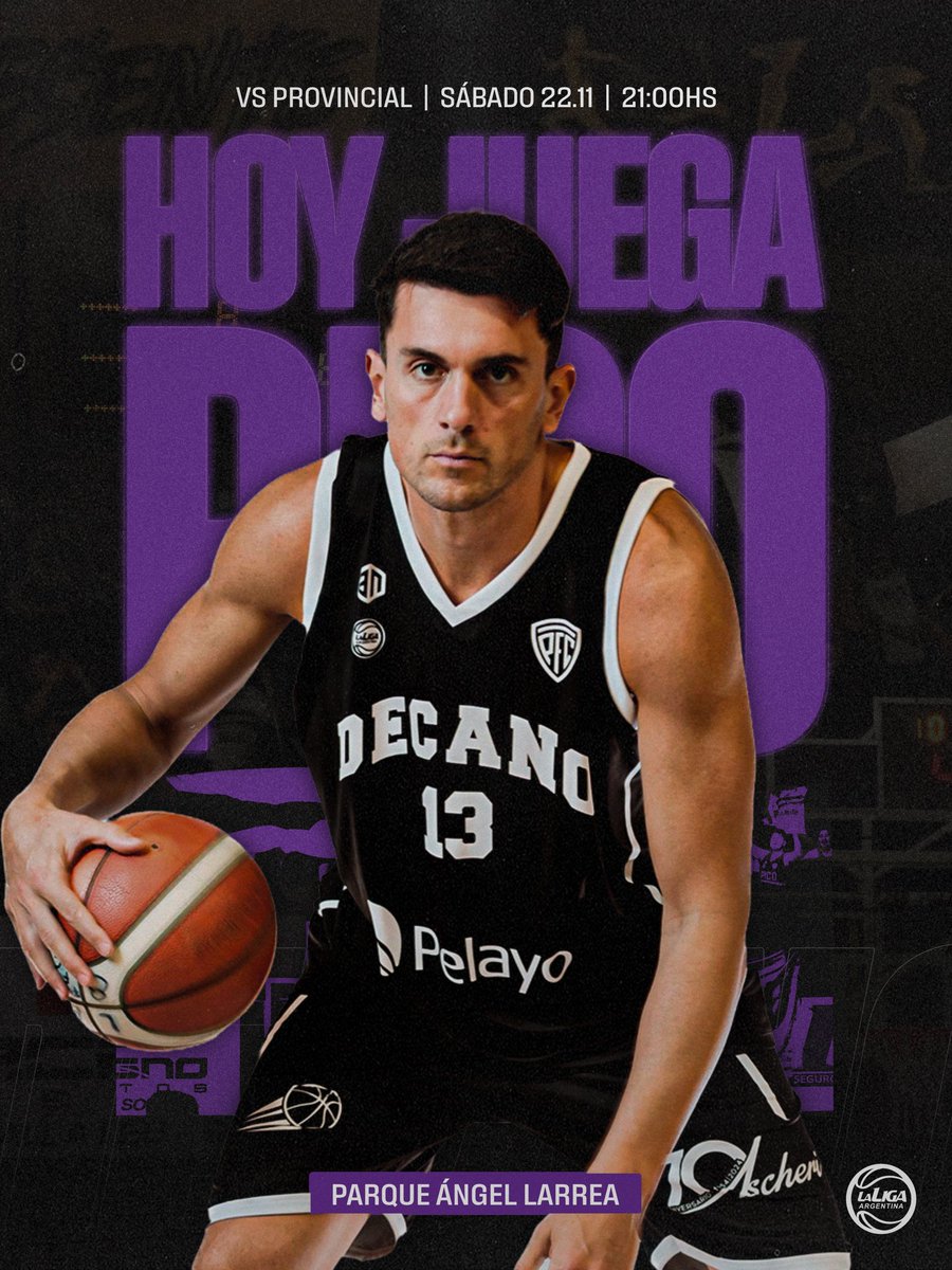 🏀 ¡𝗛𝗢𝗬 𝗝𝗨𝗘𝗚𝗔 𝗣𝗜𝗖𝗢! 🖤🤍🖤

#DalePico ⚫️⚪️⚫️
#LaLigaArgentina 🏀
