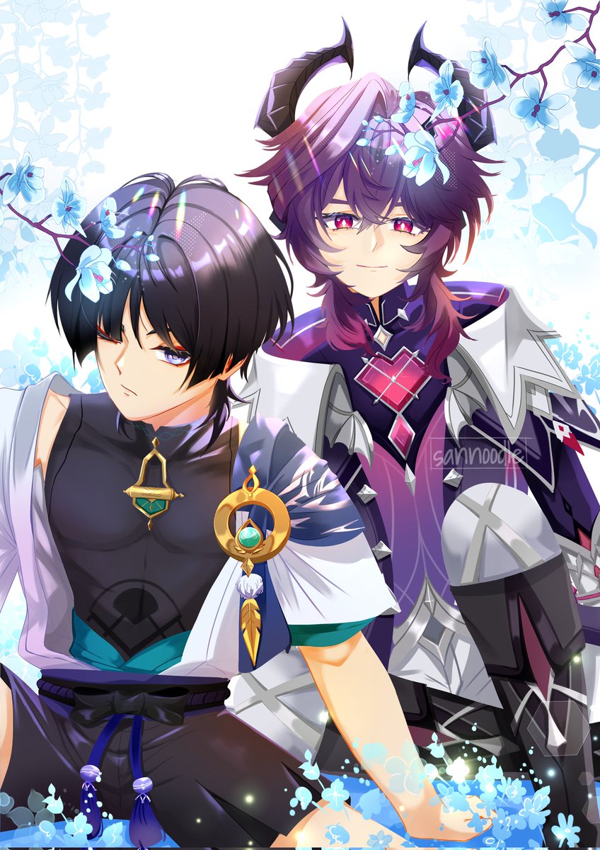 #GenshinImpact #Durin #scaramouche #wanderer 
💜💙