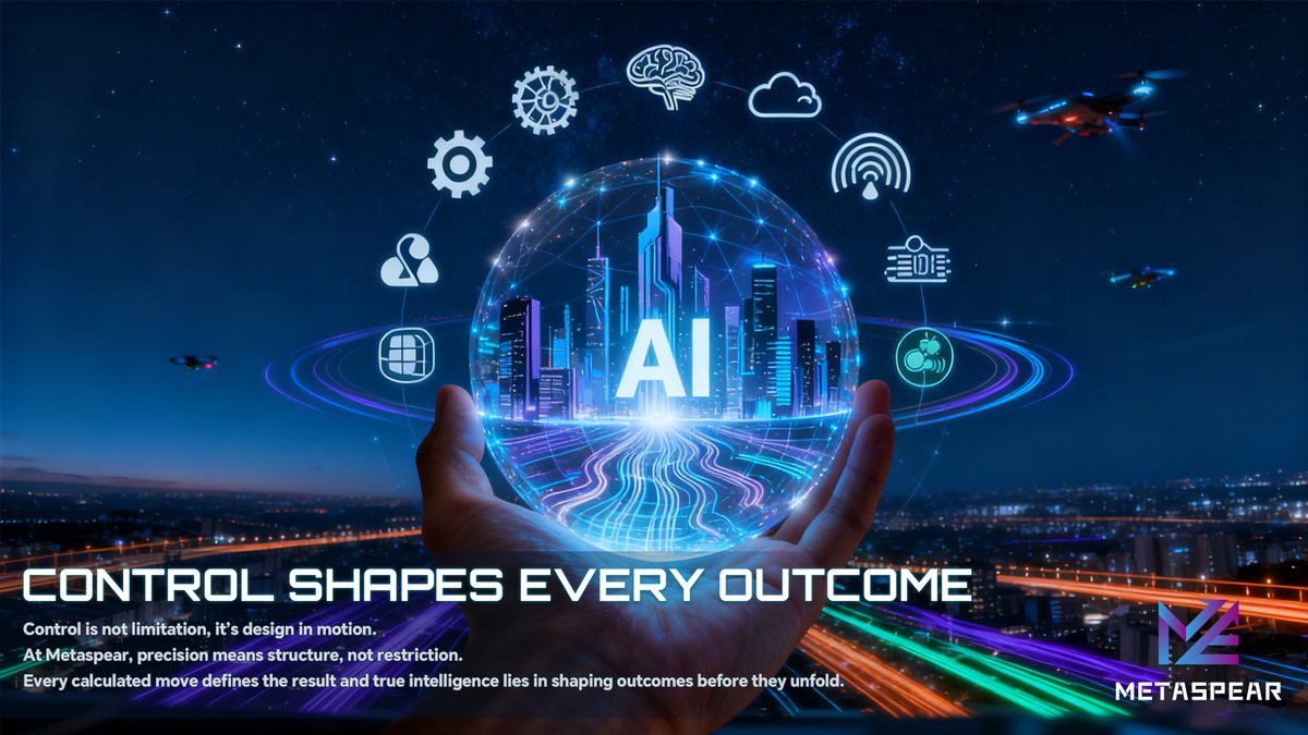 METASPEAR_'s tweet image. ⚙️ Control doesn’t slow progress, it builds direction.
🌐 At Metaspear, structure turns strategy into momentum.
📈 Intentional decisions shape intentional results.
🚀 Outcomes aren’t random when systems move with purpose.

#Metaspear #SmartControl #StrategicSystems