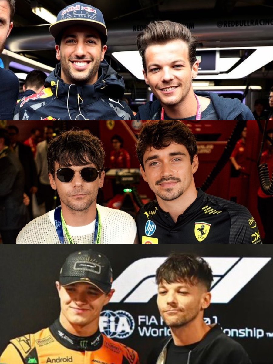 louis tomlinson x f1 over the years 🏎️