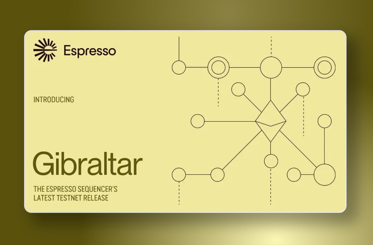 Amenouboy's tweet image. I’ve been following @EspressoSys closely and Gibraltar is the first testnet that made me stop and think okay this is the beginning of the real network.

Seeing external node operators running on Espresso for the first time changes the feel of the whole system.

It’s no longer a…