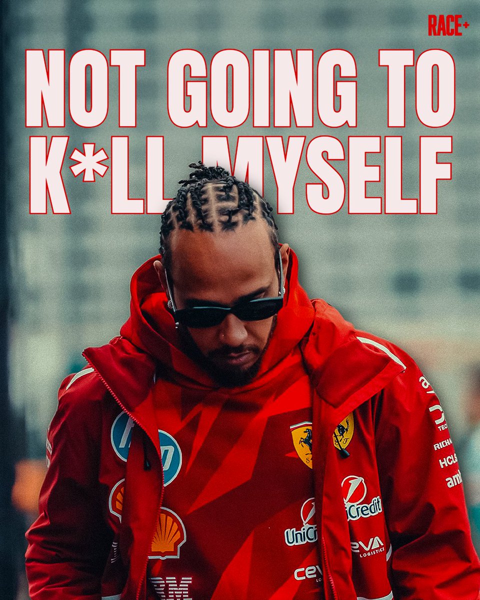 racepluscom's tweet image. 🚨 | Lewis Hamilton: “Just try to stay positive and, you know, not going to k*ll myself over this. It’s a horrible feeling but it is what it is.”