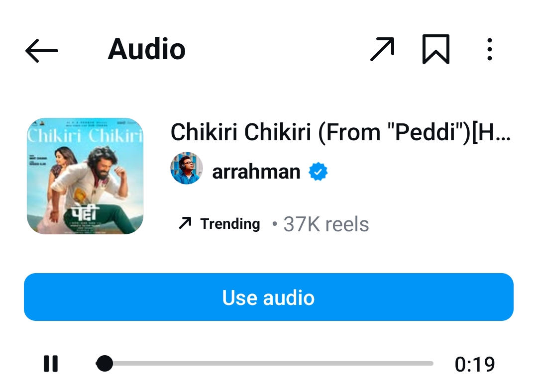 NaniSAW_'s tweet image. Updated insta reels 😎💥

Telugu - 135k
Hindi - 37k 

#Peddi #ChikiriChikiri
