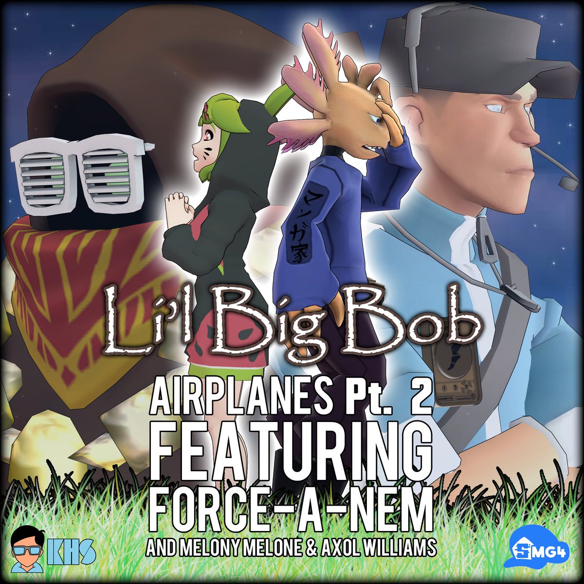 khs_karlo's tweet image. [MMD/SMG4/TF2] Airplanes, Part 2

For @smg4official 
This is just another SMG4-related artwork inspired by the "MordeTwi" trend and the song "Airplanes"!

Enjoy!

#SMG4 #smg4fanart #MikuMikuDance #TeamFortress2 #tf2scout #fanmade #albumcover #smg4melony #Axol