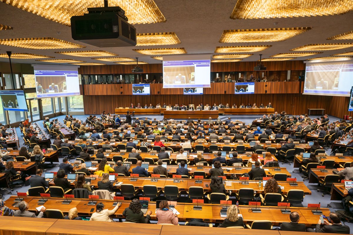 ilo's tweet image. 3️⃣ times a year, representatives of governments, employers, and workers come together for the @ilo Governing Body to discuss world of work challenges and priority actions to help advance #DecentWork and #SocialJustice.

📸 See more from this session: flickr.com/photos/ilopict…