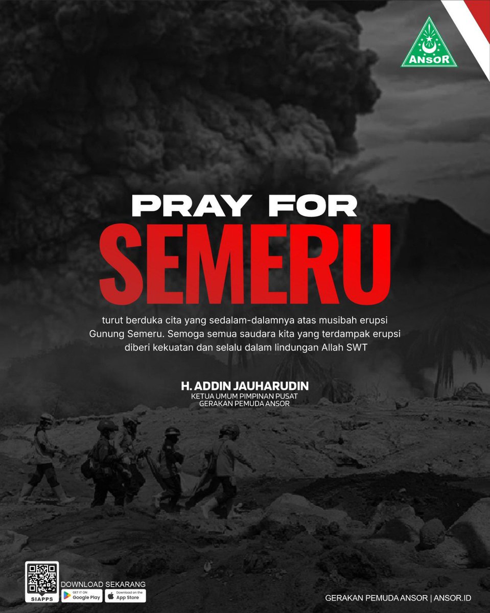 Official_Ansor's tweet image. #PrayForSemeru