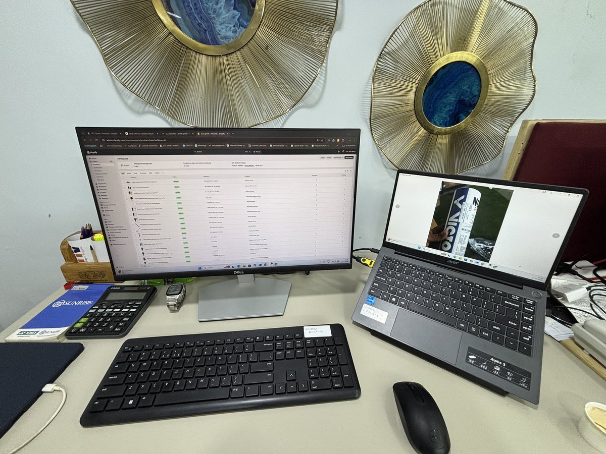 VishnuUpdates's tweet image. 🔥 Productive vibes at the desk today!
Managing listings, analyzing data, and keeping everything running smoothly.
When your setup keeps you focused, efficiency becomes effortless. 💻⚡️
#WorkMode #Productivity #EcommerceLife #DataDriven