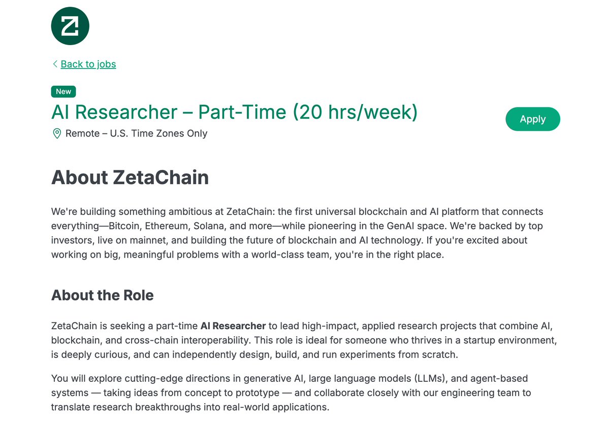 Everyone keeps guessing what ZetaChain is building next.

So here’s a hint:
<a href="/Zetachain/">ZetaChain 🟩</a> already unlocked cross-chain BTC apps.
Real Bitcoin, everywhere, no wrappers, no bridges.

And if there were an AI play in the works…
you’d probably notice something subtle, like an AI