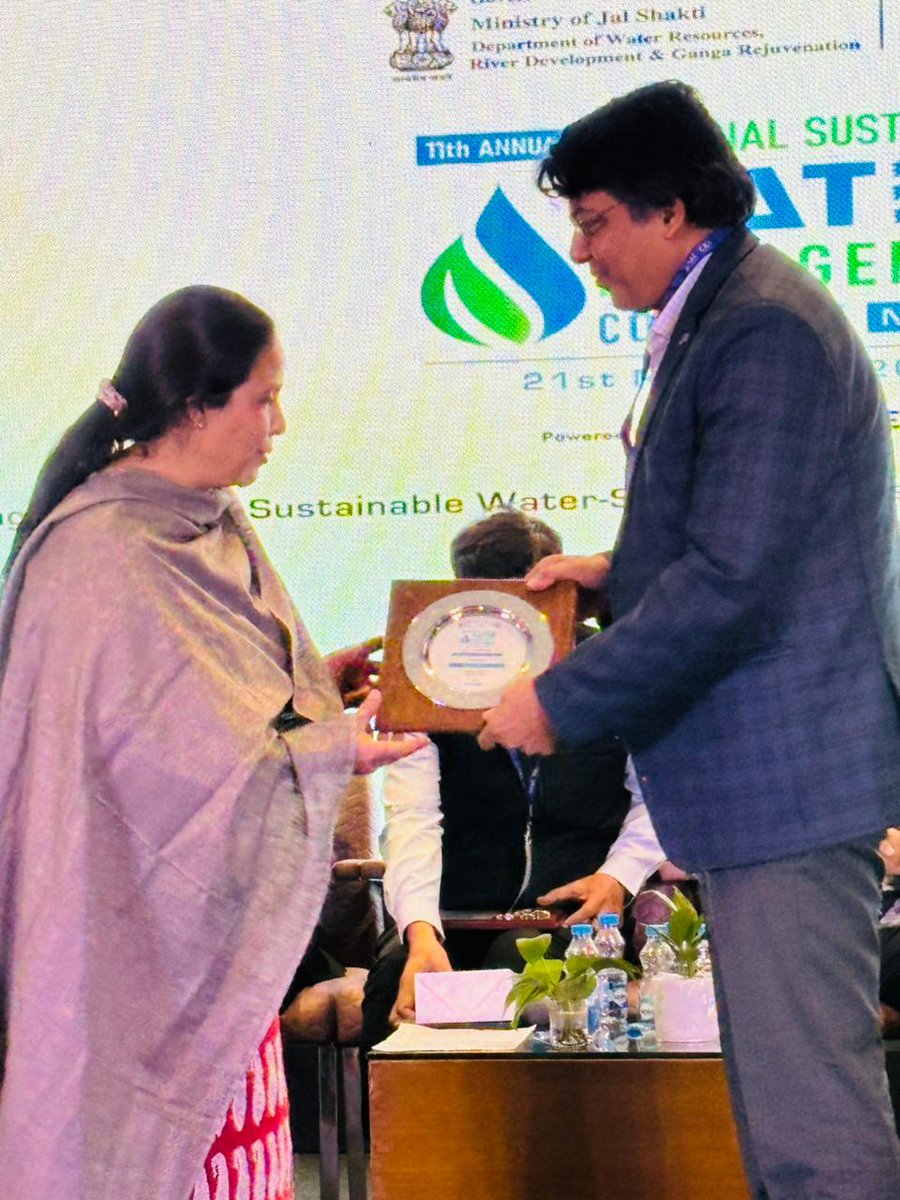 VivekSharan's tweet photo. @VivekSharan8 Presenting at Nation Water Sustainable Management Conclave organized by APAC in collaboration with Ministry of Jal Shakti, Government of India, at New Delhi on 21st November 2025 https://t.co/as6gsoZml1