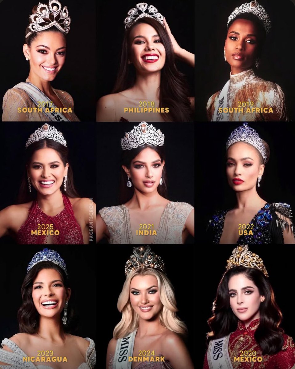 miss_coronas's tweet image. MISS UNIVERSE (2017-2025) ✨👑