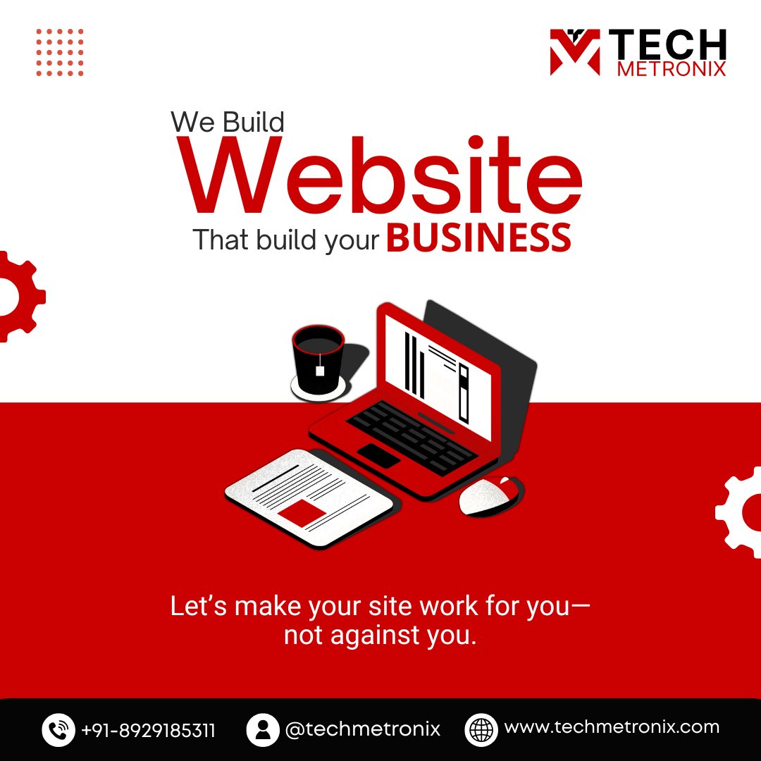 TechMetronix's tweet image. Build a website that builds your business!
At TechMetronix, we design fast, user-friendly, high-converting websites that work for you — not against you.
📞 8929185311 | 📩 info@techmetronix.com
#TechMetronix #WebsiteDevelopment #WebDesign #BusinessWebsite #TechSolutions
