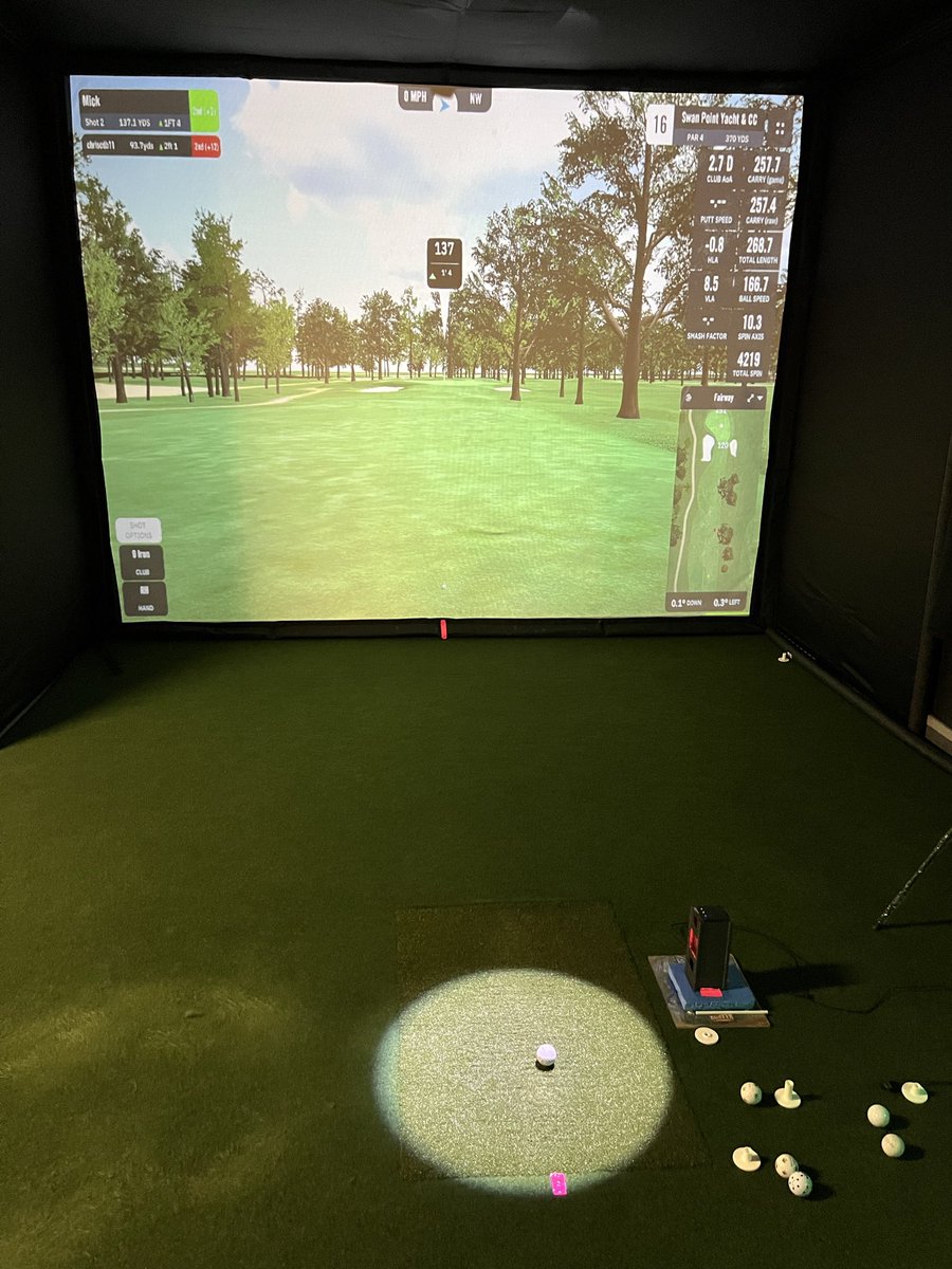 MickPerfect's tweet image. Friday night fun with the boys! First we shot a breaking 60 scramble, then another 18 of stroke play