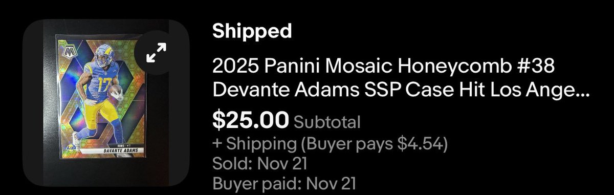 ZeeFlipsRips's tweet image. Gaining some steam, this is by far the most I’ve sold in a given day- brick by brick baby! See below for what sold 😎

I list new cards everyday, please check me out! #TheHobby #SportsCards

ebay.us/m/nqHDrY