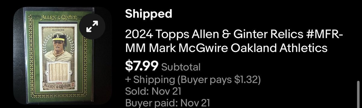 ZeeFlipsRips's tweet image. Gaining some steam, this is by far the most I’ve sold in a given day- brick by brick baby! See below for what sold 😎

I list new cards everyday, please check me out! #TheHobby #SportsCards

ebay.us/m/nqHDrY