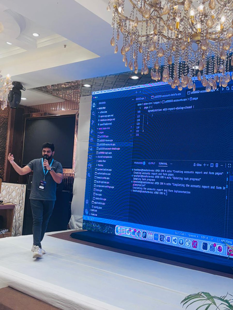 inoaug's tweet image. 🚀 Get a front-row view of the future of Oracle APEX as Koratamaddi Chaitanya Shanker and Toufiq Mohammed unveil the latest updates and upcoming innovations. A must-attend roadmap session for every APEX enthusiast! 🌟

#APEXAIDays #Oracle #LowCode #GenAI