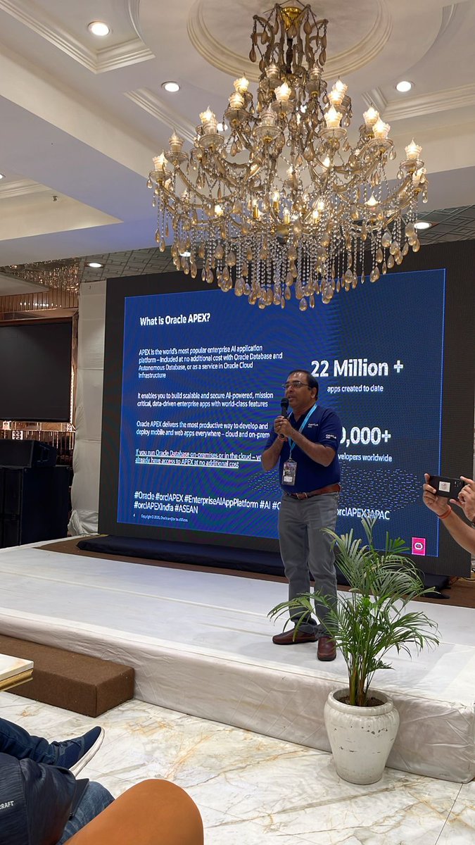 inoaug's tweet image. 🚀 Get a front-row view of the future of Oracle APEX as Koratamaddi Chaitanya Shanker and Toufiq Mohammed unveil the latest updates and upcoming innovations. A must-attend roadmap session for every APEX enthusiast! 🌟

#APEXAIDays #Oracle #LowCode #GenAI