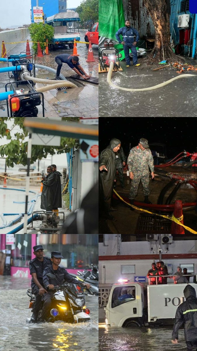 AmnaShath's tweet photo. ވިއްސާރަވެ ބޯކޮށް ވާރޭވެހިއްޖެއްޔާ މާލޭގެ ރައްޔިތުން އުޅުނު ހާލު. އެކަން އިހުސާސް ކުރެވުނީ ކިތައް މީހުންނަށްތޯ،?  ވިއްސާރަވާއިރަށް މާލޭގެ  އެކި ސަރަހައްދުތަކުގައި  ނުނިދާ ހޭލާތިބެގެން ވެލި ބަސްތާ ޖެހުމަކީ ކައުންސިލް، ސިފައިން އަދި ފުލުހުން އެތައް އަހަރެއް ވަންދެން ކުރަމުން ދިޔަ މަސައްކަތް، ވިއްސާރަވާން ފަށާއިރަށް ވެލި ބަސްތާ ޖަހަން 300އަށް ވުރެ ގިނަ ކޯލް ކޯލްސެންޓަރ އަށް ލިބޭ.
މާލޭގެ 280 އަށް ވުރެ ގިނަ ގެއަށް ފެންވަދެ އެތަށް ރައްޔިތަކަށް ދިޔައީ ގެއްލުން ލިބެމުން، 40 އަށްވުރެ ގިނަ އާއިލާ އަމިއްލަ ގޭގަ ނޫޅެވިގެން އެހެންތަންތަނަށް ވަގުތީ ގޮތުން ބަދަލުކުރަންޖެހޭ، އެ ގެތަކުގައި އުޅޭ ރަައްޔިތުން ޖެހެނީ ނުނިދާ ތިބެ ފެންހިންދަން. 
ފެންބޮޑުވުމުގެ ސަބަބުން  ގޭގައި ހުންނަ ހުރިހާ މުދަލެއް ހަލާކުވެގެން އުކާލަން ޖެހޭ، އެތައް ދުއްވާ އެއްޗެއްގެ އިންޖީނު ހަލާކުވޭ. 
@adamazim 
#AdamAzim4Mayor