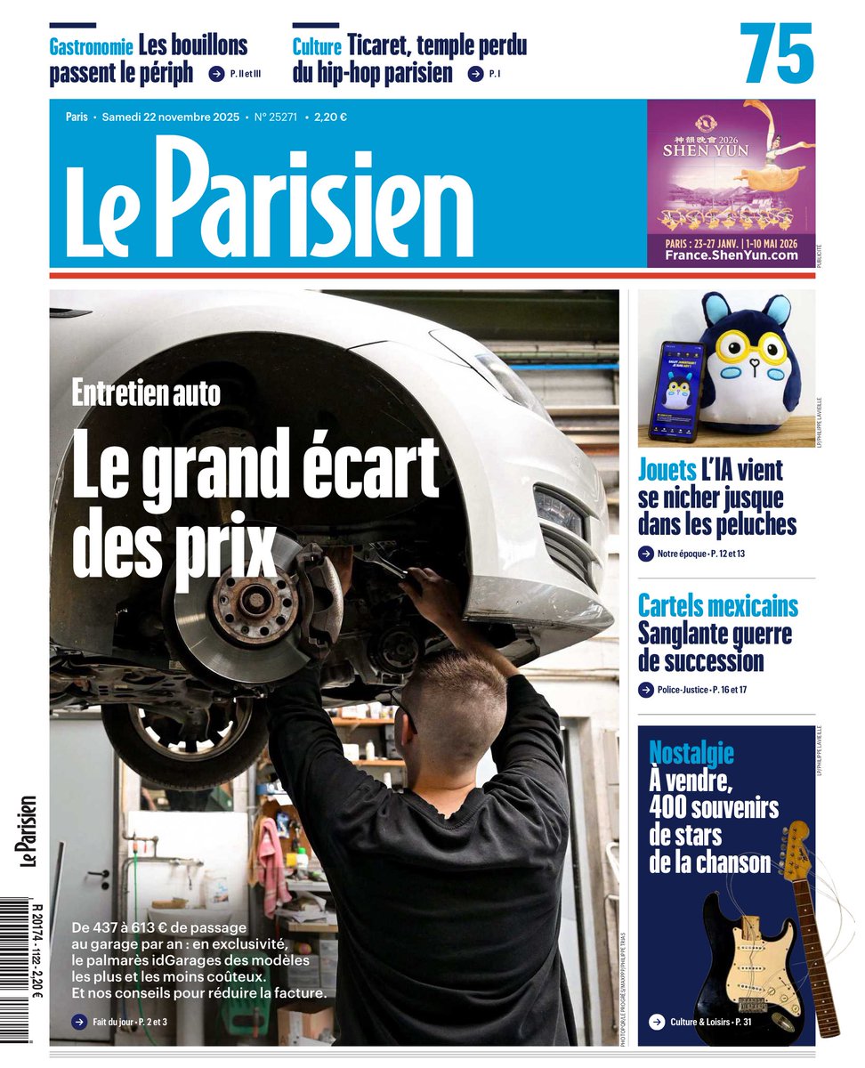 rdppsg's tweet image. 🔴🔵📰 Revue de presse #PSG du parisien, samedi 22 novembre #PSGHAC
