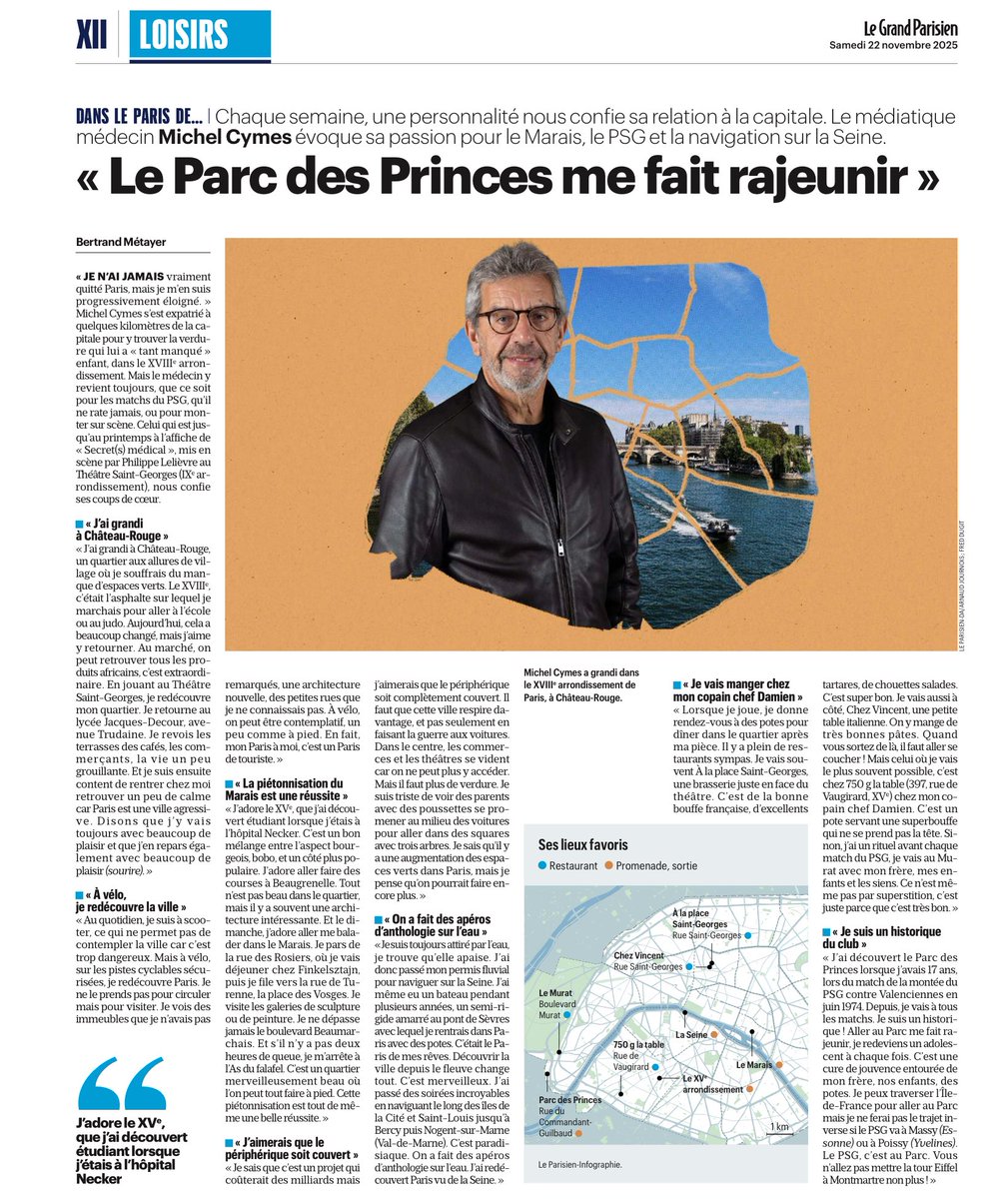 rdppsg's tweet image. 🔴🔵📰 Revue de presse #PSG du parisien, samedi 22 novembre #PSGHAC