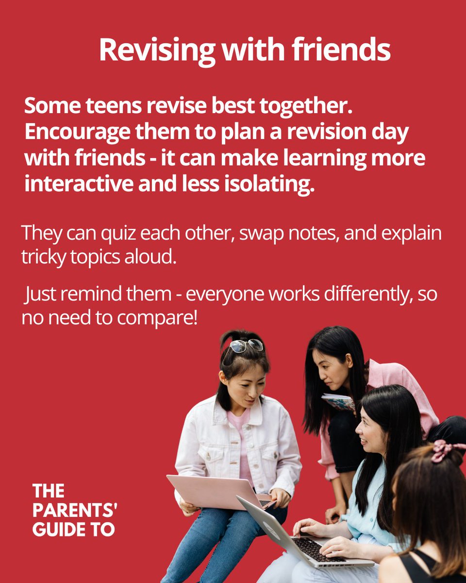 Parentsguideto's tweet image. ... #study

You may not know much about the content of the subjects they&apos;re studying, but you can still help your teen revise. 

Follow us for more tips and join parent club for our series of study tips: ow.ly/sZrl50Xt4AA

#Post16 #Post18 #mocks #exams