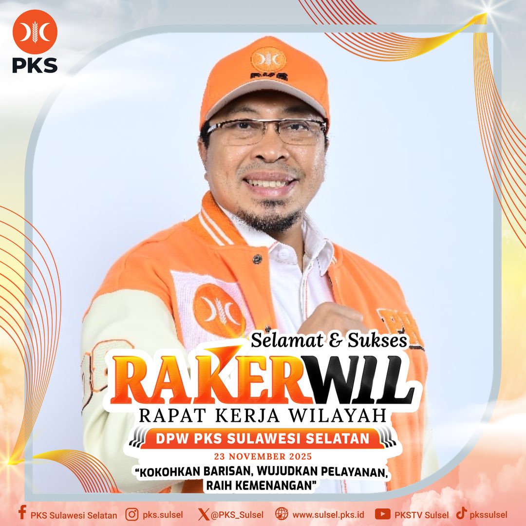 AnwarFaruq's tweet photo. MARI SUKSESKAN RAKERWIL PKS SULSEL✊🏻
Kuatkan barisan untuk melayani masyarakat 

#PKSSulsel #AnwarFaruq @PKSejahtera https://t.co/VXzsrPXmZJ