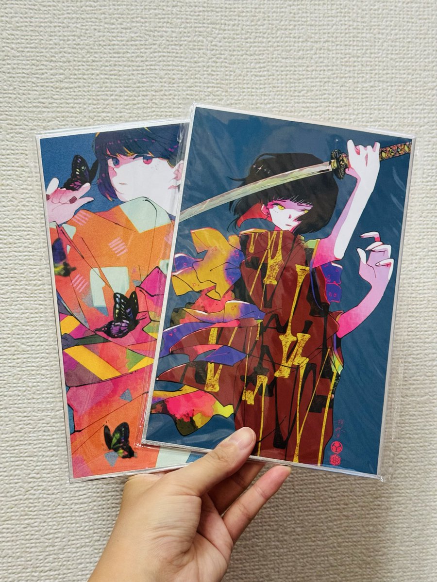 複製色紙こんな感じ🪭🪭🪭