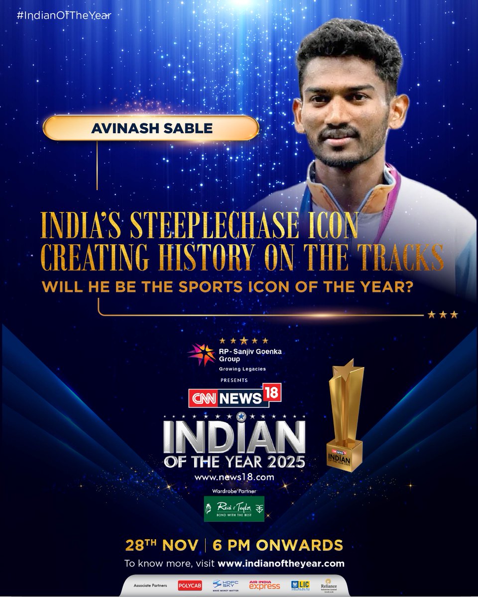 CNNnews18's tweet image. #IndianOfTheYear | @mandhana_smriti @ShubmanGill @DGukesh @avinash3000m #ManpreetSingh