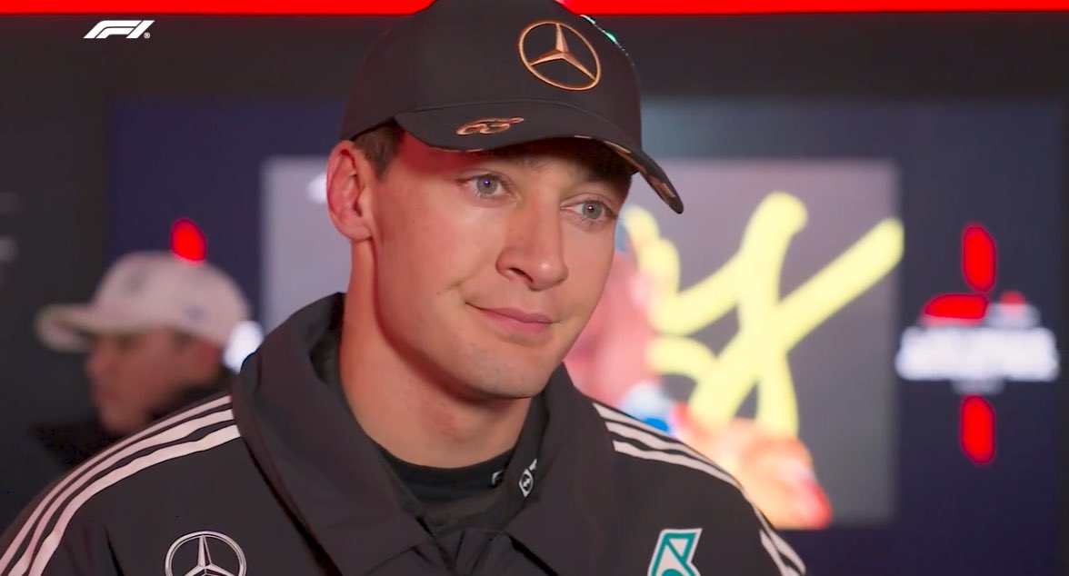 MercedesAMGPCF1's tweet image. 🚨Win tomorrow?

George 🗣️”I think so. I think we got a chance. I think we’ll be in the fight. I don’t think there will be a big pace difference between the 3 teams in the front()”

“Sometimes starting from behind, you can do something slightly different with the strategy, so…