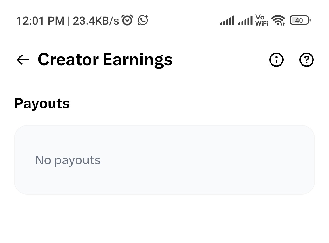 ImSateesh25's tweet image. आज भी कोई पेआउट प्राप्त नहीं हुआ
अभी-अभी दोबारा चेक किया, लेकिन अब तक कोई पेमेंट नहीं आया।
सिस्टम में eligible भी दिख रहा था और रिपोर्ट भी ठीक थी…
फिर भी पेआउट अभी तक नहीं दिख रहा है।

क्या किसी और को भी आज ऐसा ही प्रॉब्लम हो रहा है?
कृपया बताएं 🙏

#XPayment #Monetization…