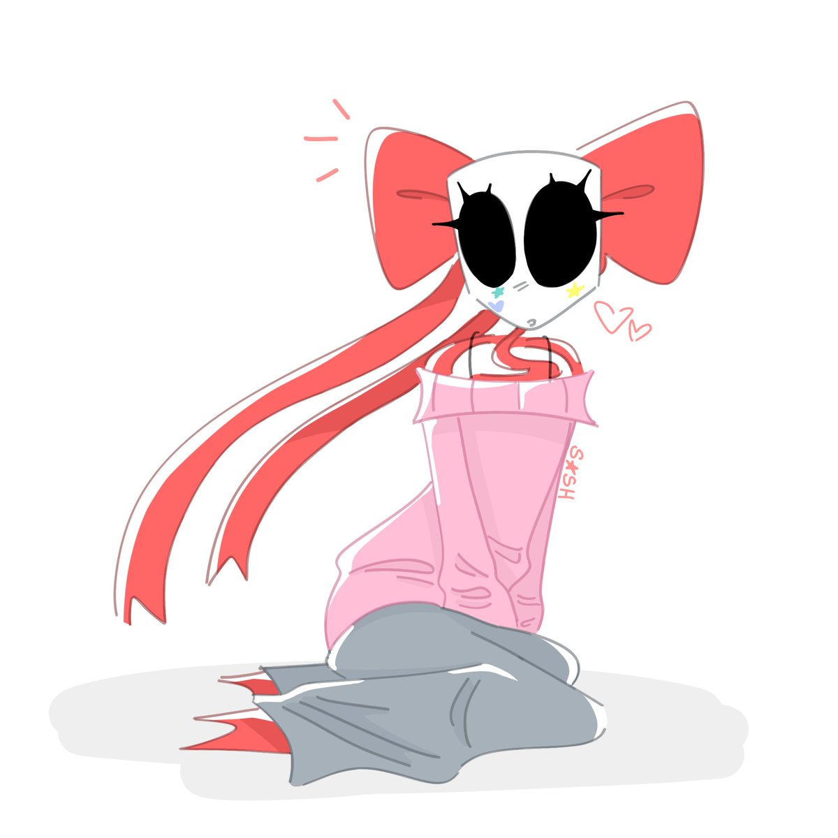 JustSash1n's tweet image. Here’s a lil doodle of gangle 🎀
#TADC #tadcfanart #TADCGangle