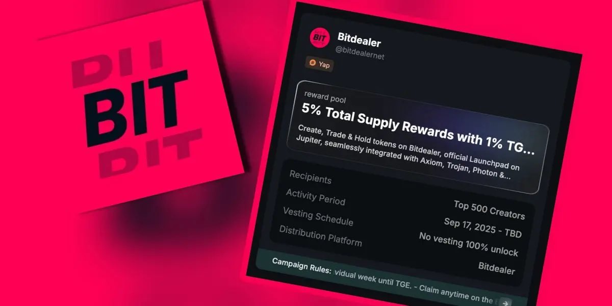 It's weekend again, market down bad buh we still believing in <a href="/bitdealernet/">Bitdealer</a> 

<a href="/bitdealernet/">Bitdealer</a> isn’t your typical meme factory,  it’s a launchpad where every token is backed by real gaming assets.

With $BIT about to go live, expect meme drops tied to actual slot revenue, on-chain