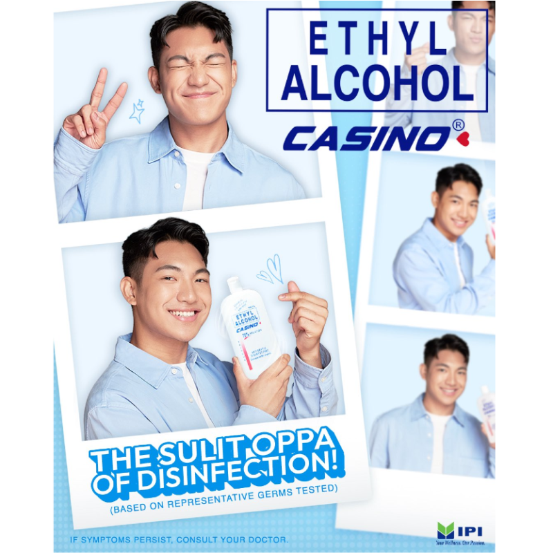 casino_alcohol's tweet photo. ‘Yung natural na kilig? Ganyan din dapat ang disinfection (based on representative germs tested) — effortless at amoy-mild all day! 

If symptoms persist, consult your doctor.

ASC REFERENCE NO.: I0032P101025C