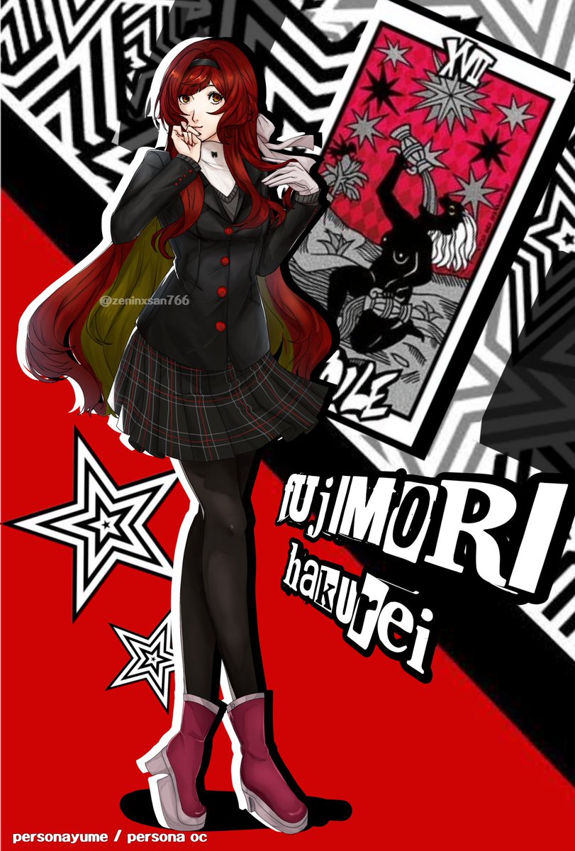 Hakurei new character sheet! 😻
#personaoc #personayume
