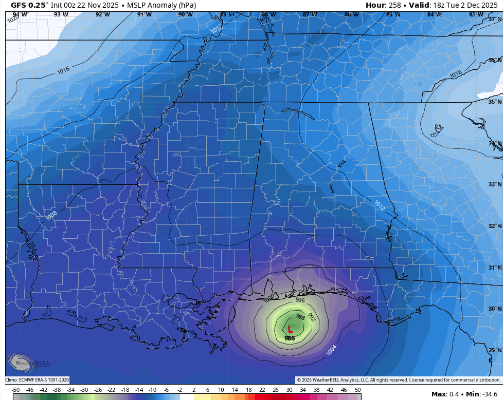 The GFS just can't help itself lmao someone send this thing to rehab.