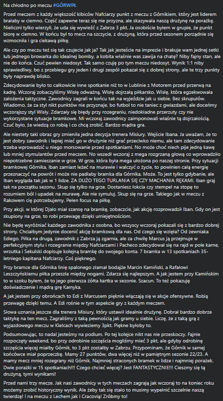 Na chłodno po meczu #GÓRWPŁ

#nafciarskitwitter