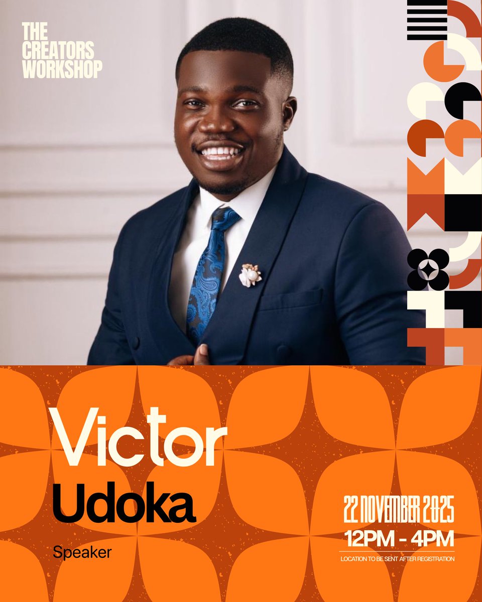 thearikesamuel's tweet image. One of the best things that can happen to any creator? Great gadgets. 

And we’ve got the CEO of @phonepreneur coming to speak on this. 

Trust us, you don’t want to miss his session.

#Thecreatorworkshop