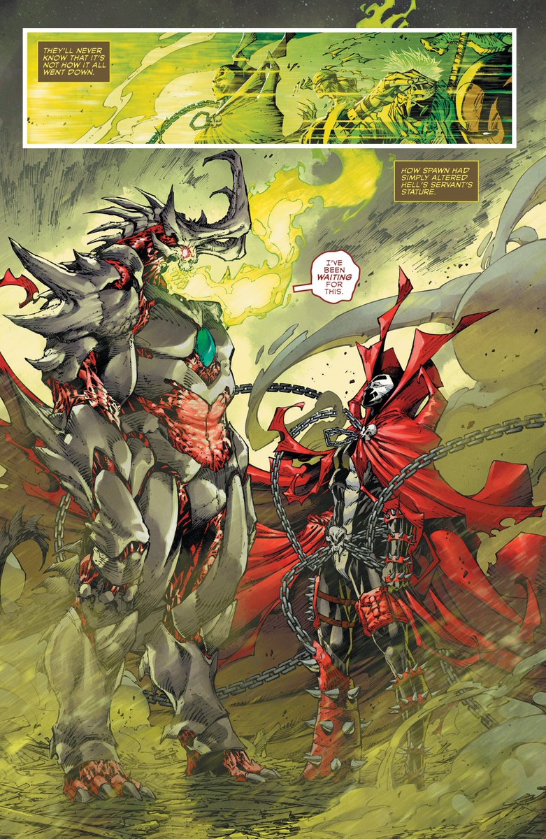 SpawnArchive's tweet image. &quot;I&apos;ve been waiting for this.&quot;

From Spawn #366. Art by @Demonpuppy 
#Spawn