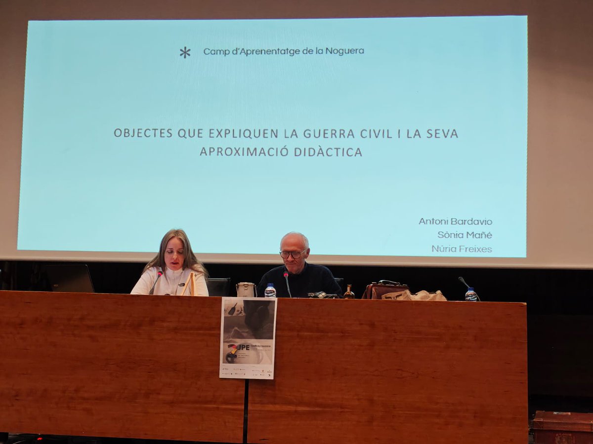 Comencen les II Jornades de Patrimoni Emergent dedicades a la didàctica de la Guerra Civil a Balaguer. Organitzades per DIDPATRI-UB i el Museu de la Noguera, el Camp d'Aprenentatge de la Noguera col.labora en la seva realització. #cdanoguera #aprendreambelscampsientorns