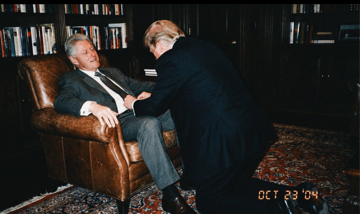 ClintonNewz's tweet photo. Just found this gem from an old photo album… Bill and his very good friend Donald Trump !! https://t.co/tpb9xxa45e